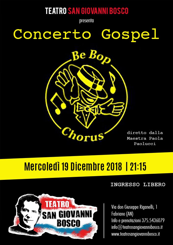 concerto gospel bebop chorus